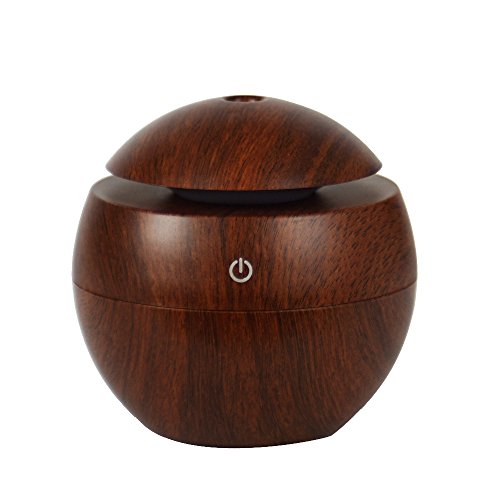 Fabal USB Wood Grain Aromatherapy Humidifier Office Desktop Mmini Perfume Machine Ultrasonic (Brown) - B06Y471V23